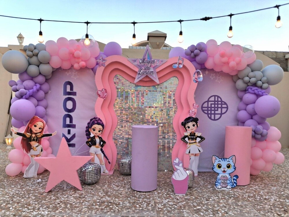 k pop birthday decoration - 3