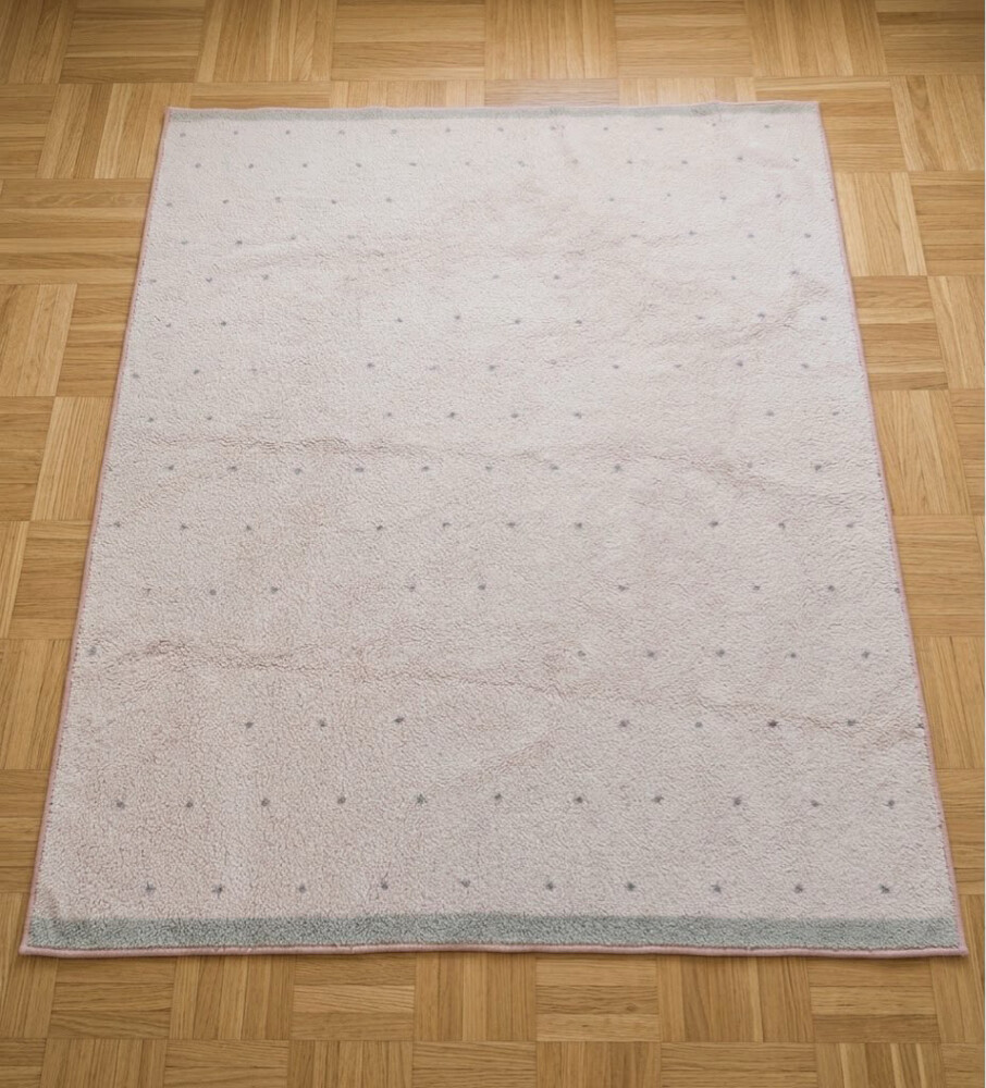 Elegant Soft Light Pink Rug - 1