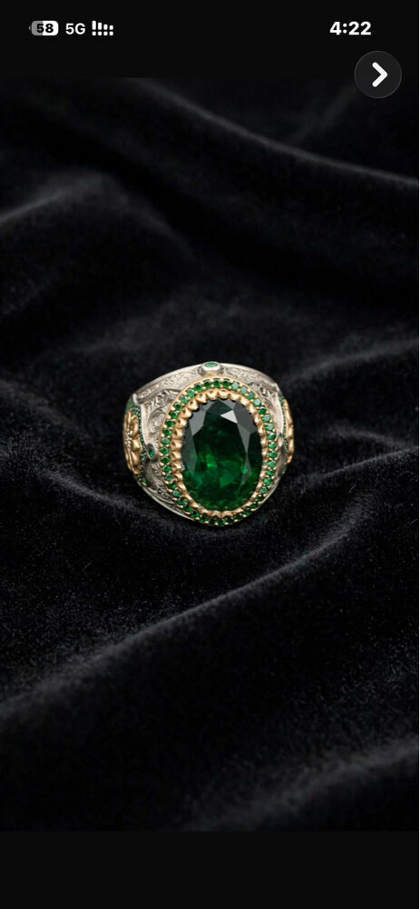 Turkish silver ring - 1