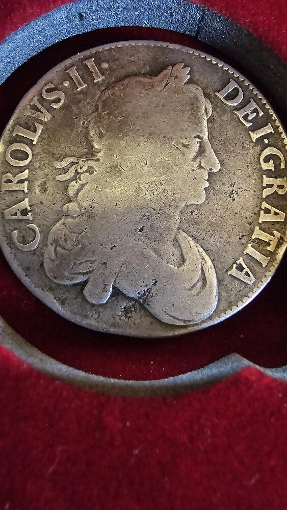 King Charles II Crown 1664 - 3