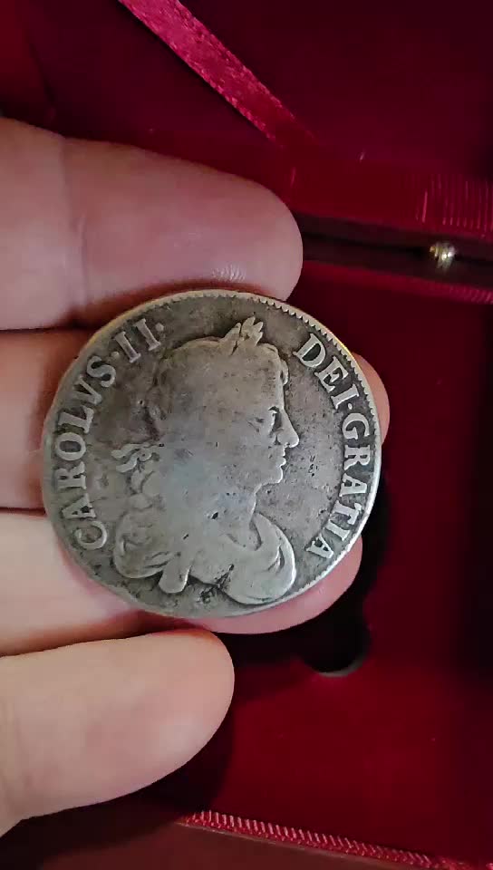 King Charles II Crown 1664 - 9