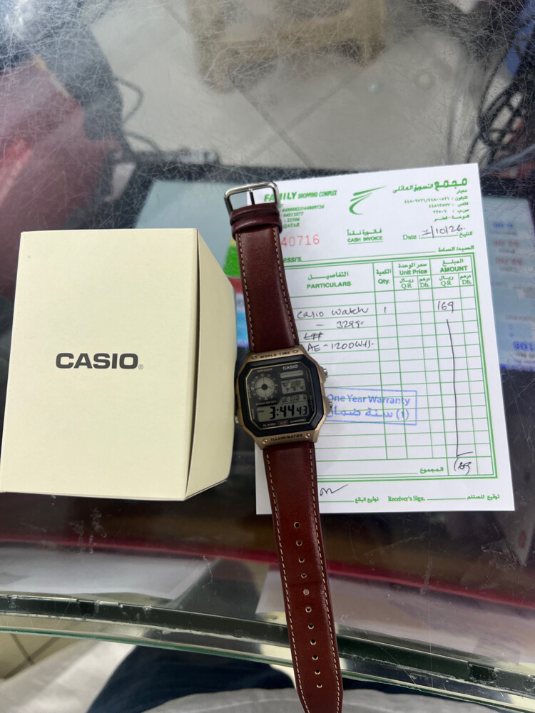 Casio 3299, AE-1200WH original  - 3