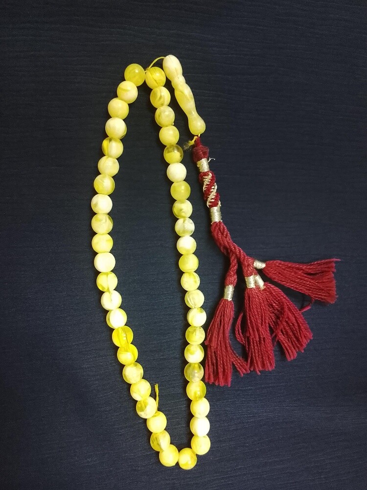 Amber Soil Rosary 44 Pieces - 1
