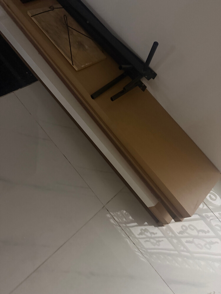 Large shelves, beige color - 2