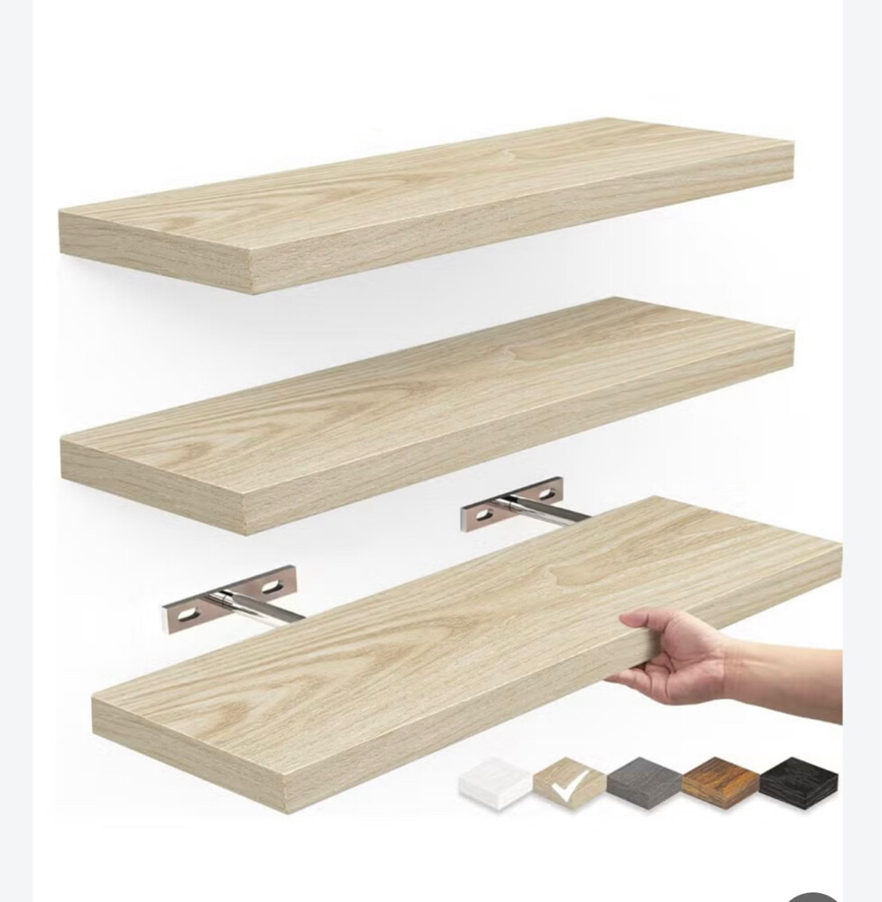 Large shelves, beige color - 1