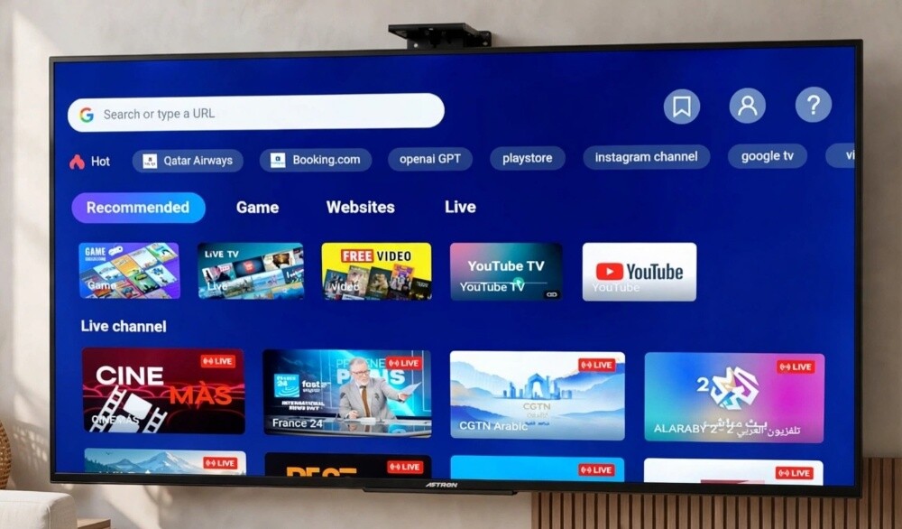39 inch smart android tv with vox s - 1