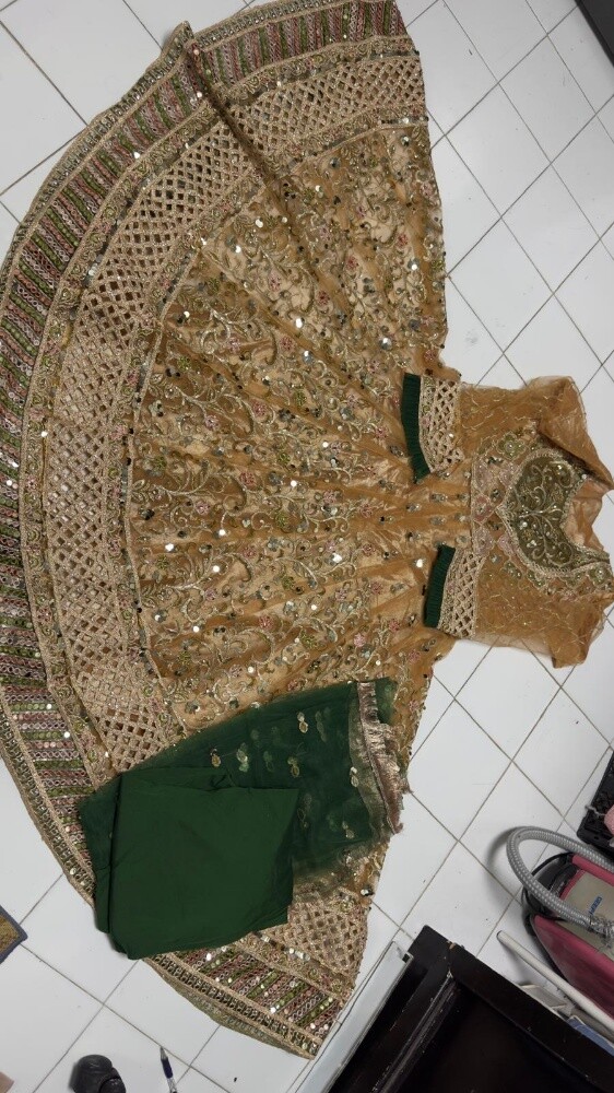Pakistani net maxi gwon - 1
