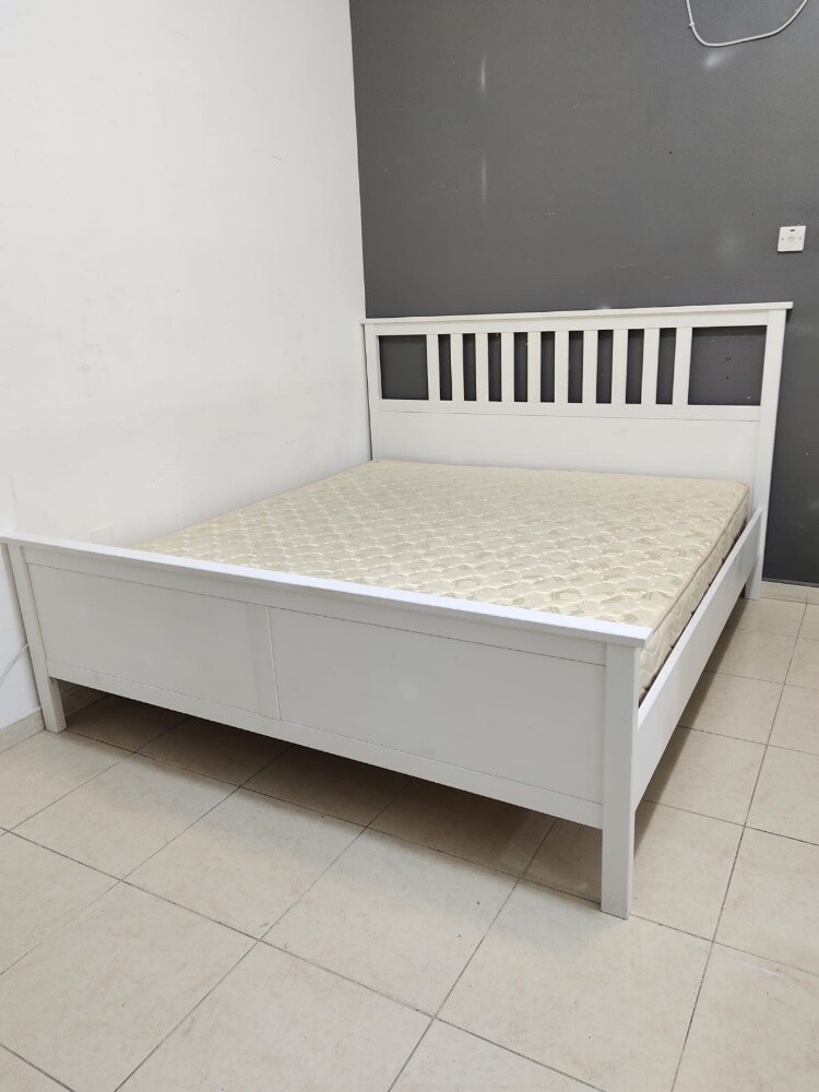 King size bed with mattress for sa - 1