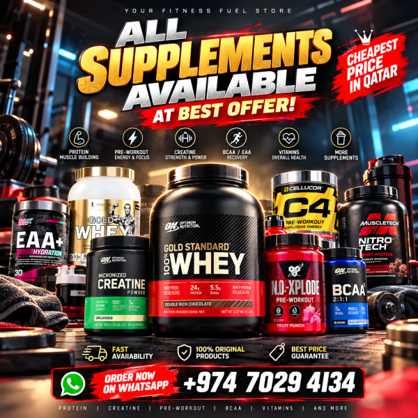 100% Genuine Supplements in Qatar - 1