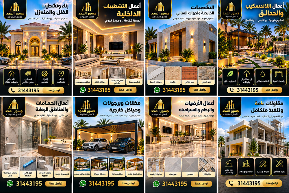 مقاولات وتشطيبات وتطوير الفلل - 15