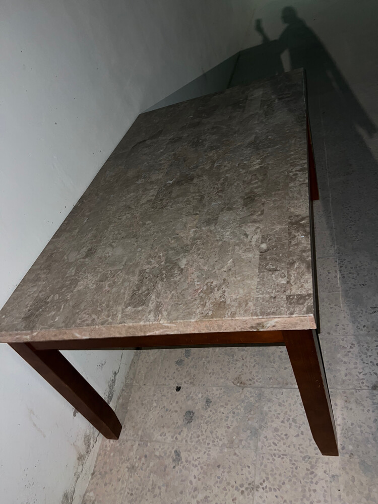 Dining Table(Granite) with 4 chairs - 2