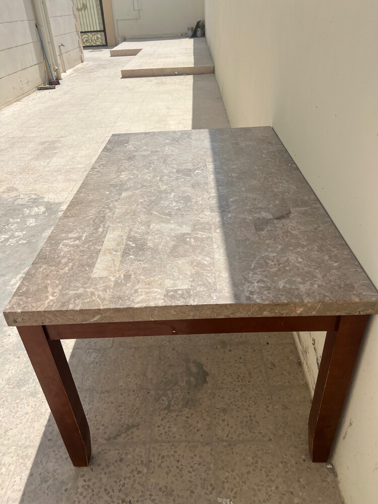 Dining Table(Granite) with 4 chairs - 5