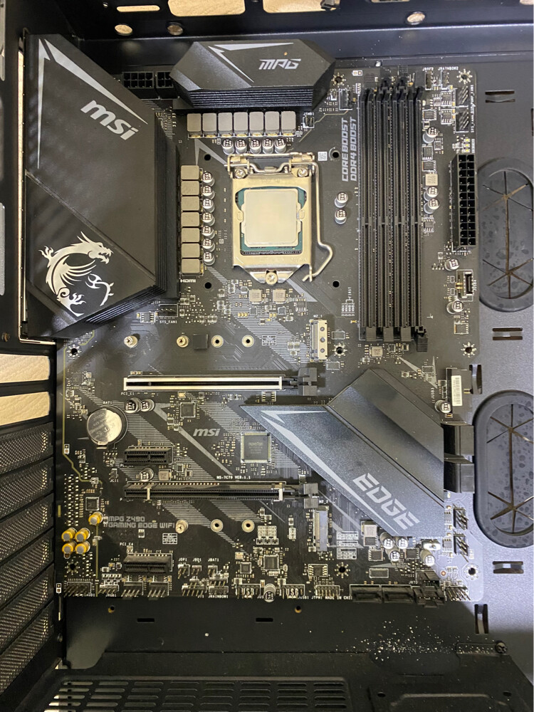 i7 10700k + z490 msi edge - 1