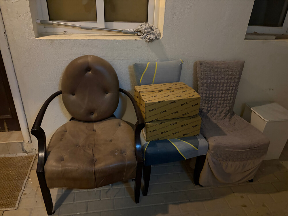 3 chairs - 1