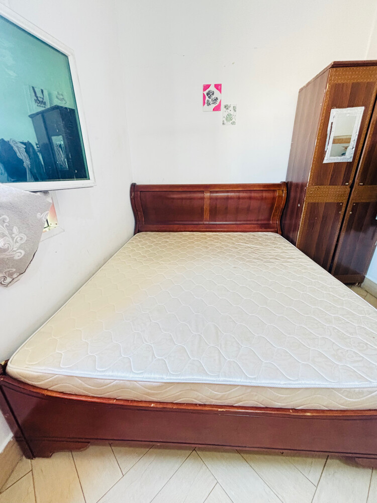 king size bed and mattress  - 3