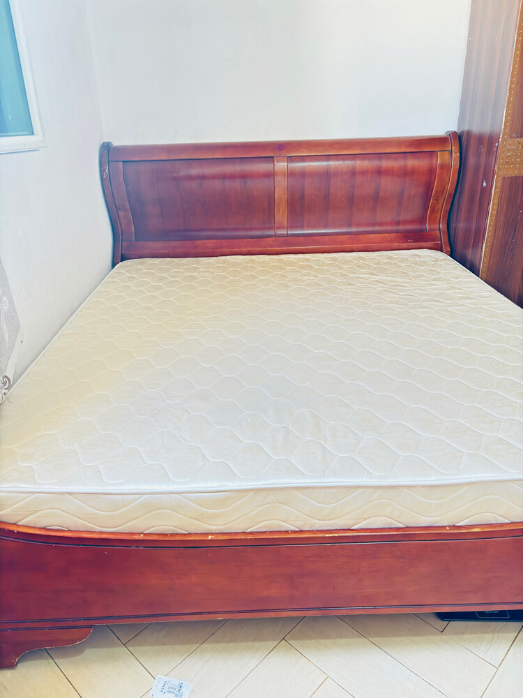 king size bed and mattress  - 5