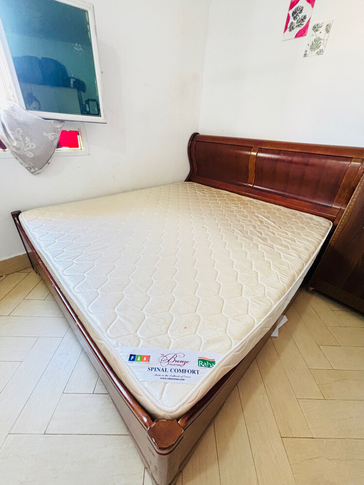 king size bed and mattress  - 4
