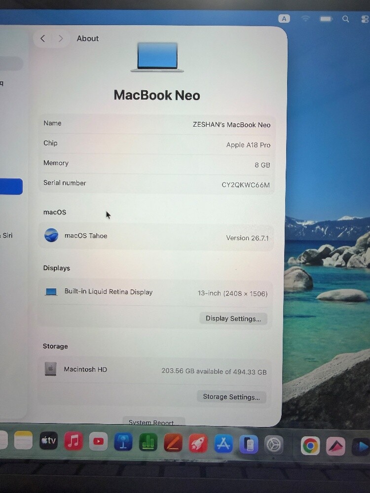 Macbook Neo 18 pro - 4