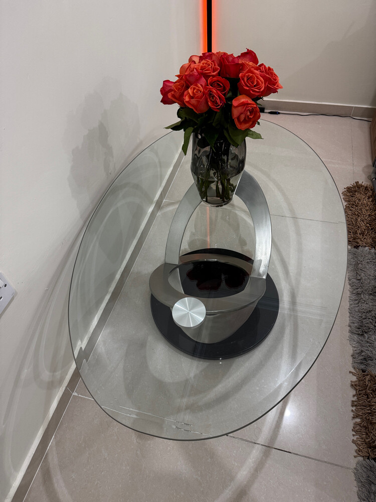 Glass coffee table from Home Center - 4