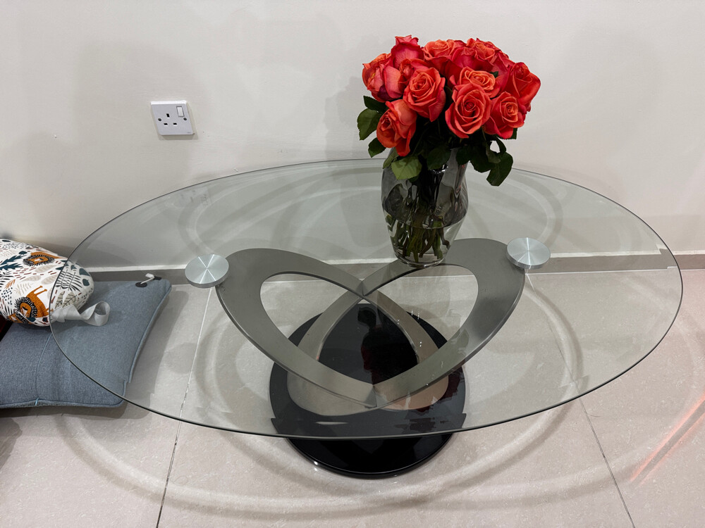 Glass coffee table from Home Center - 5