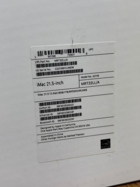 iMac 2019 Model - 2