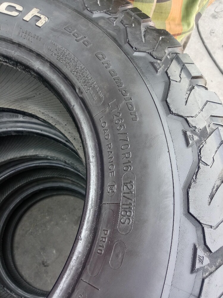 265/70/16 - 8