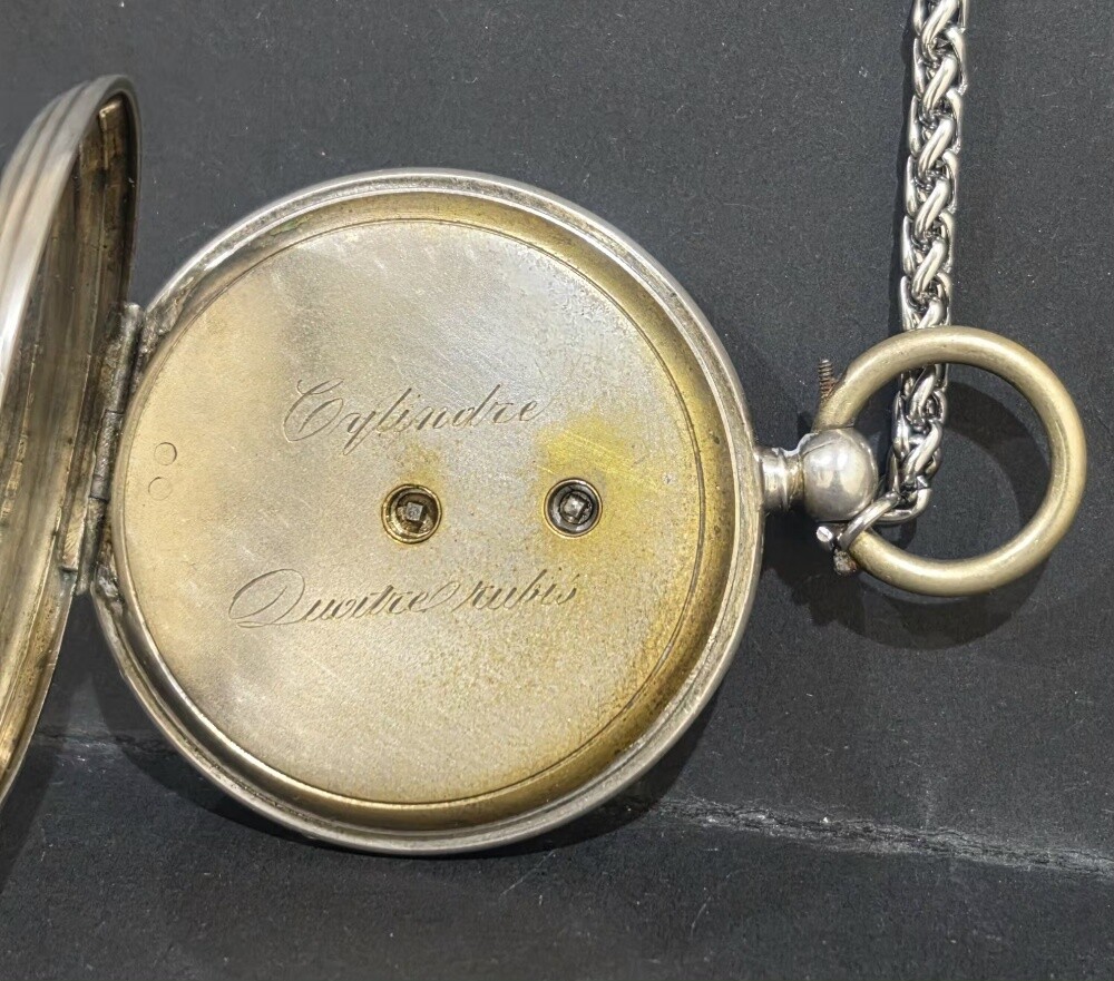 Vintage Swiss 1800's Pocket Watch - 4