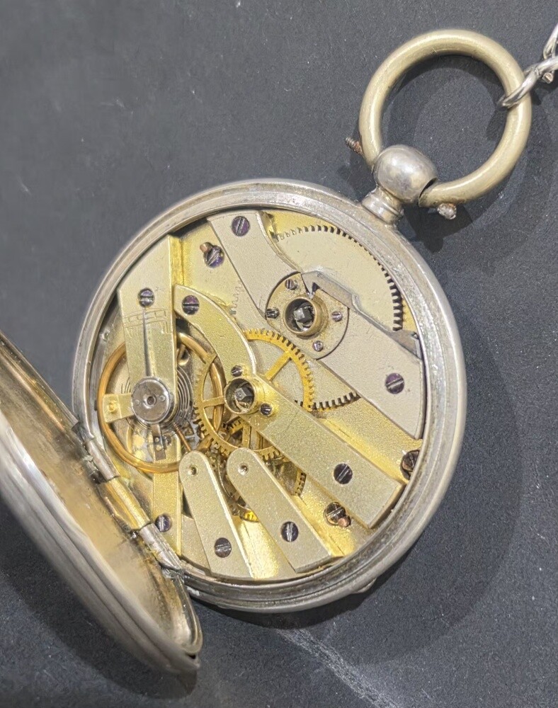 Vintage Swiss 1800's Pocket Watch - 3