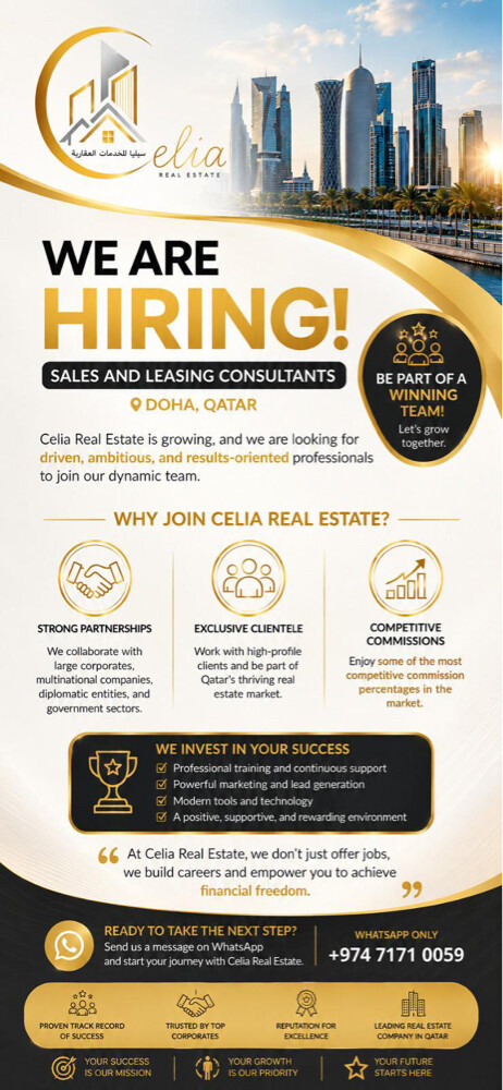 Real estate agents positions - 1