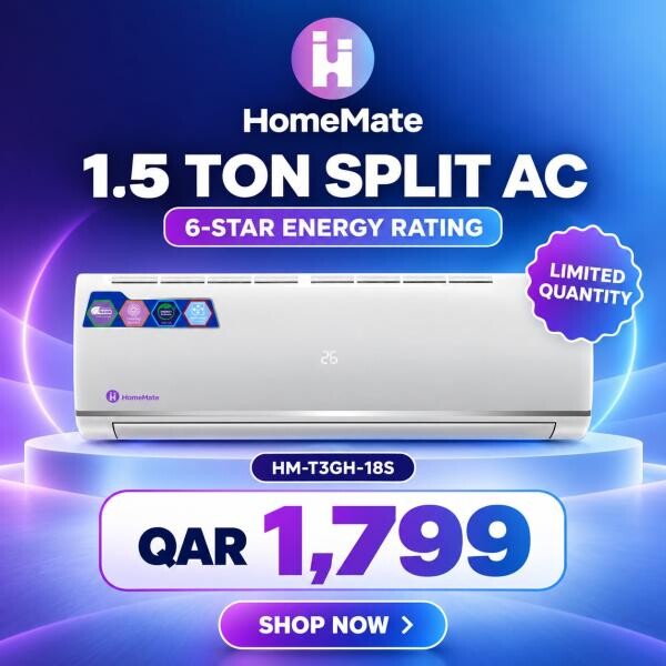 مكيف سبليت هوم ميت 1.5 طن 6 نجووم - 3
