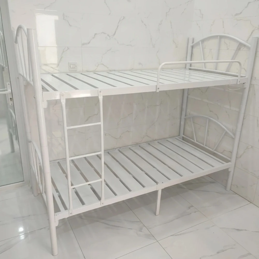Metal Bunk Bed & mattress available - 6