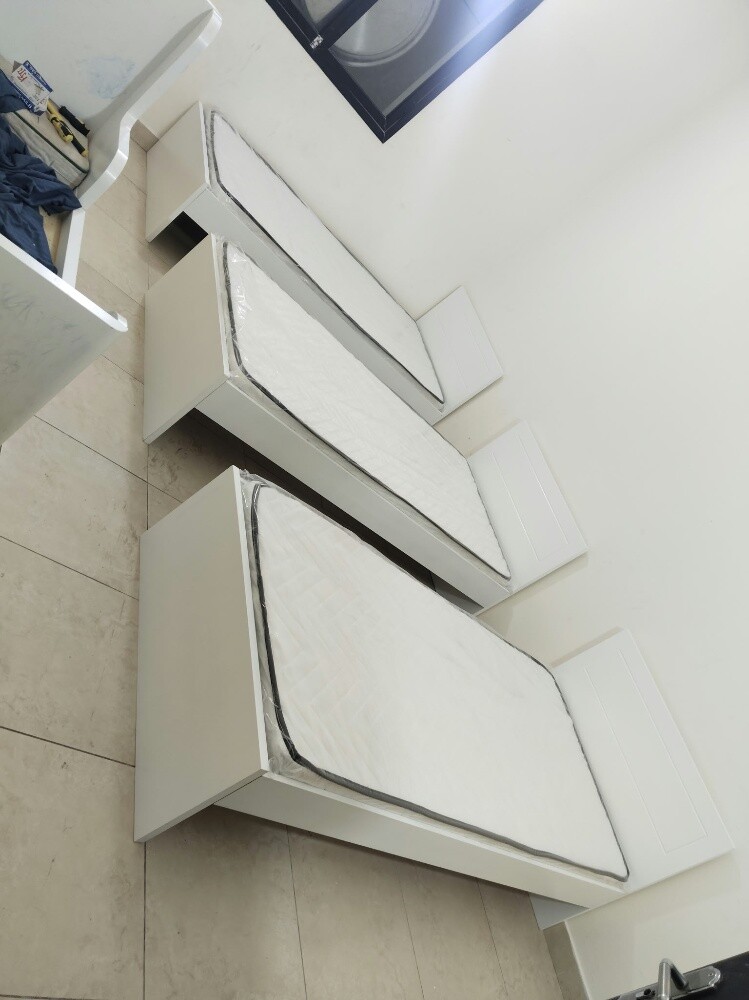 Metal Bunk Bed & mattress available - 4