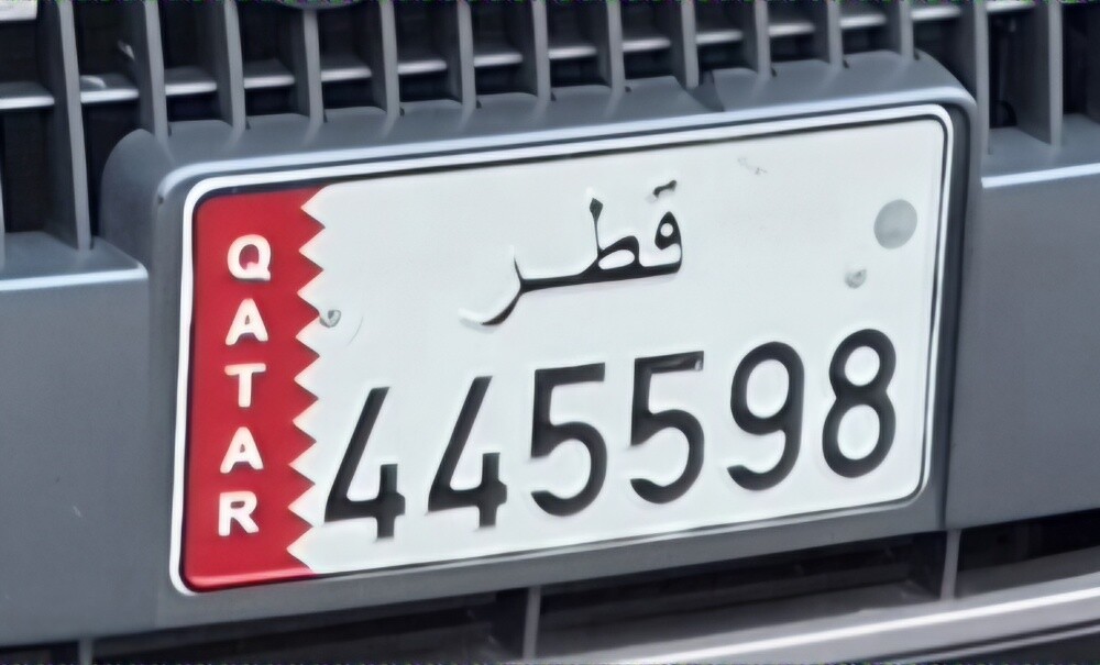 445598 plate number - 1