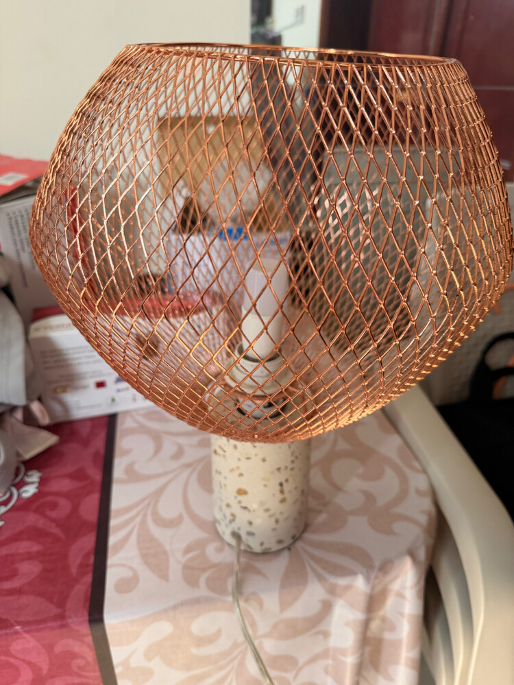 Rose Gold Decorative Table Lamp - 1