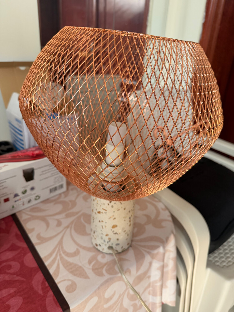 Rose Gold Decorative Table Lamp - 2