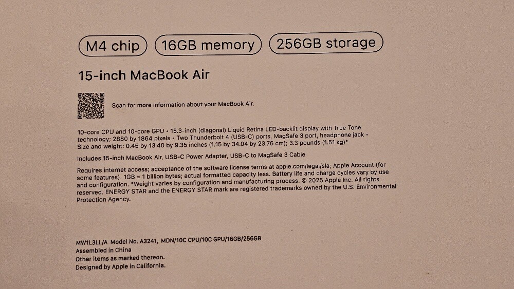 Macbook Air 15 Black - 2