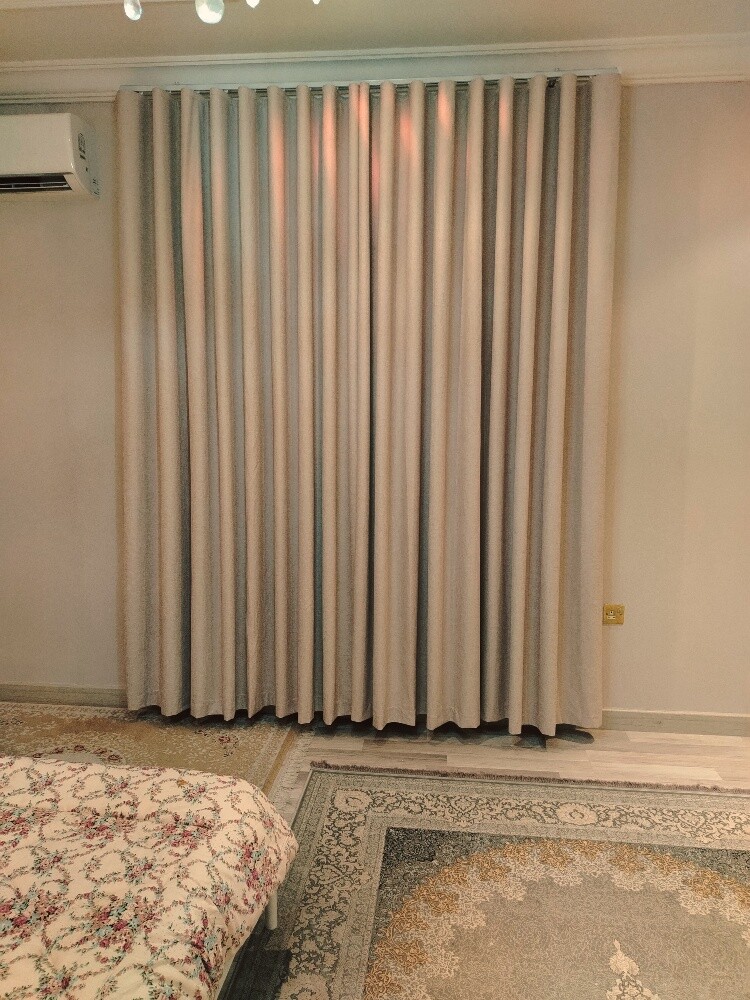 Making window curtains - 4