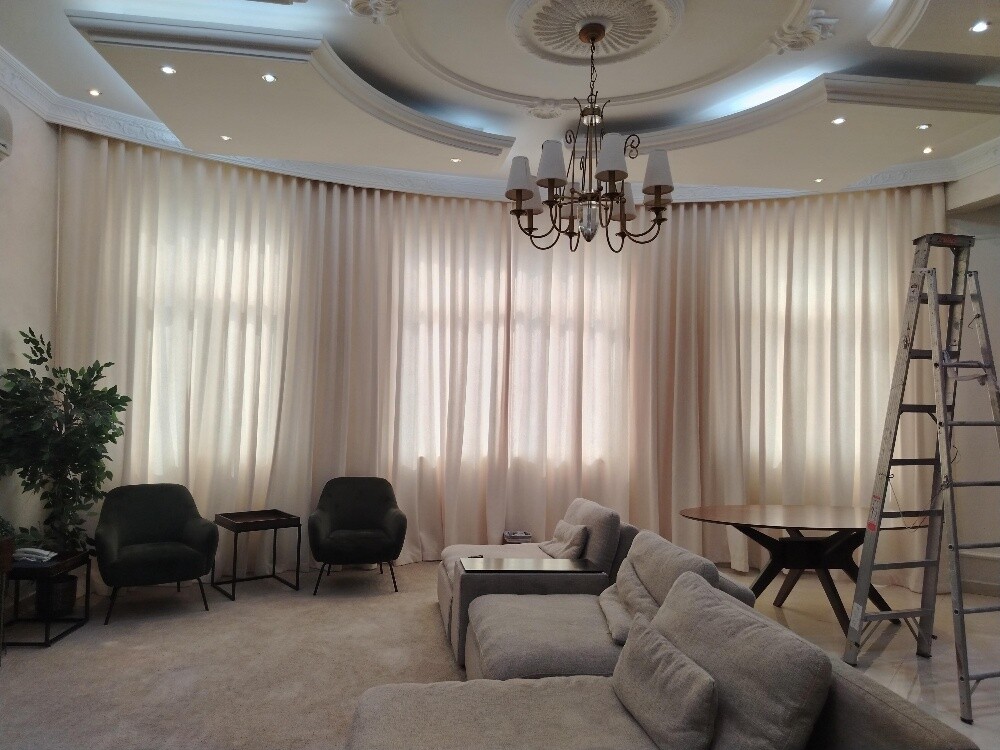 Making window curtains - 2