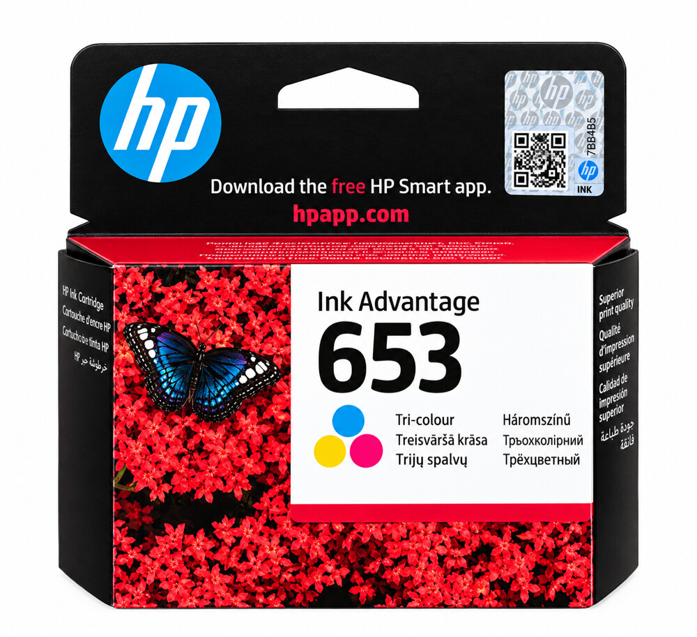 Hp catridge 653black& 653colour - 2