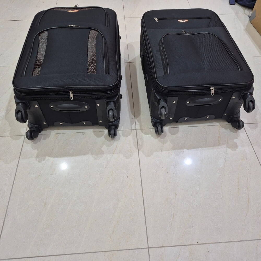 2 New Luggage Trolley Bag - 15