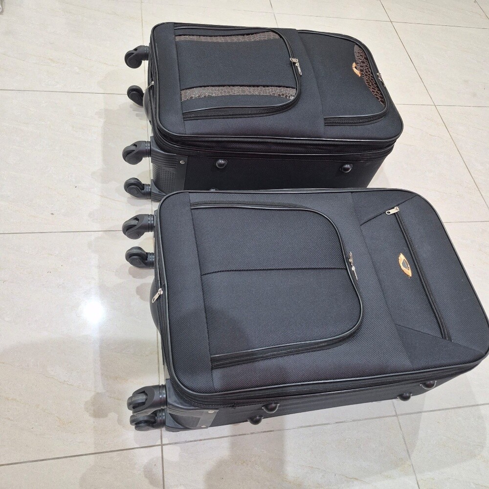2 New Luggage Trolley Bag - 1