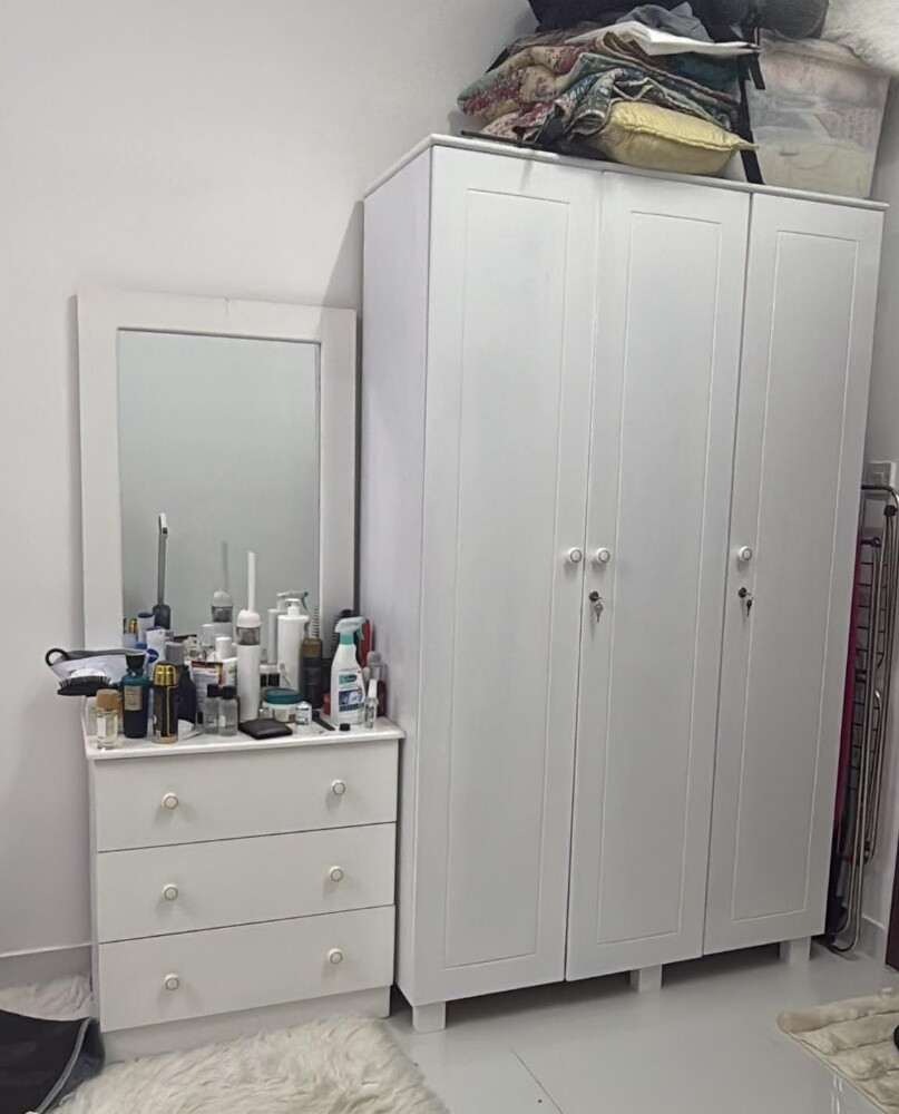 new wooden single bedroom set - 15