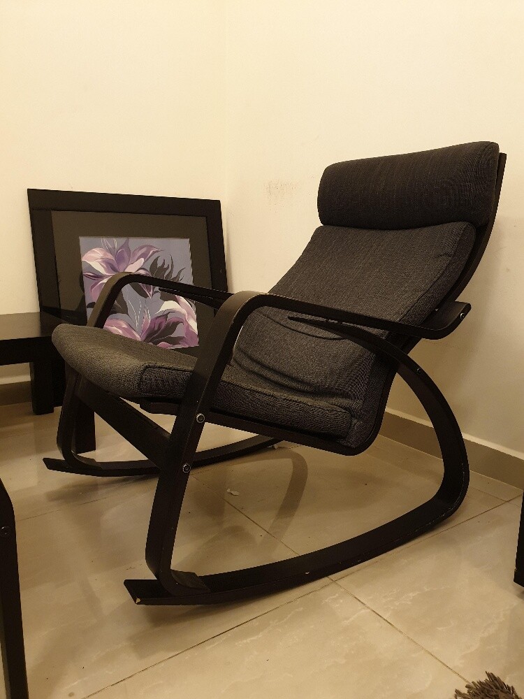 Arm Chair and Foot Stool From IKEA - 1