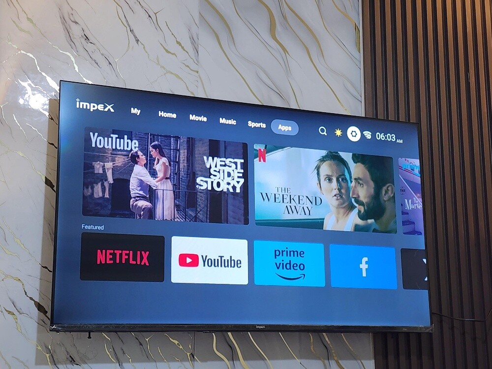 50 smart android Qled tv with box - 6