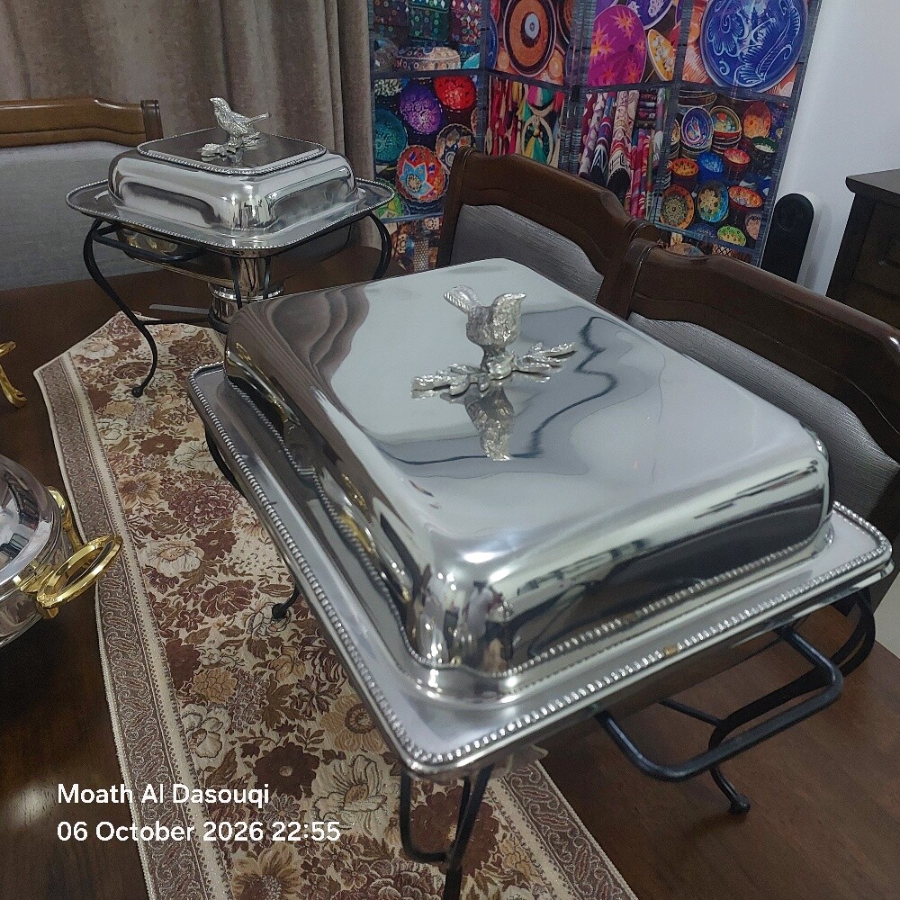 اطقم بوفيه فاخرة لتسخين الطعام - 20