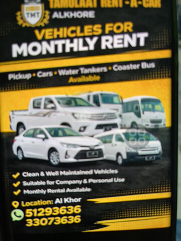 coaster, Hilux  for rent - 3