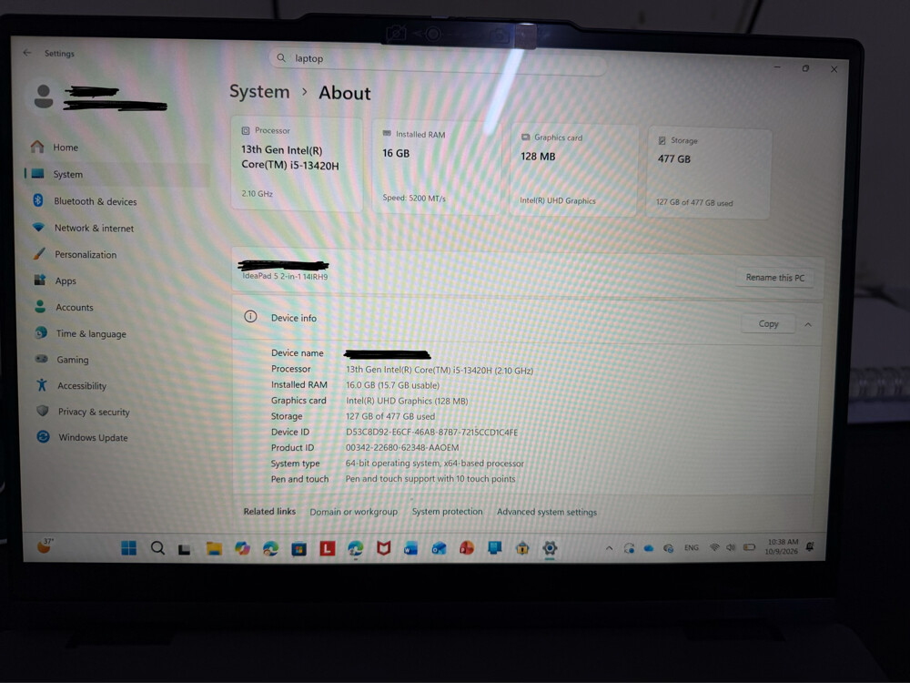 Lenovo IdeaPad 5 2-in-1 (16GB RAM / - 4