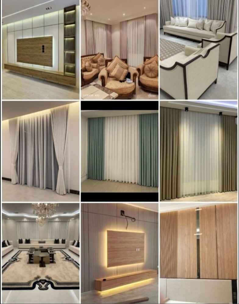 Curtains, roller blinds, vertical b - 5