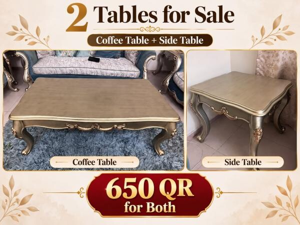 Coffee table +side table - 1