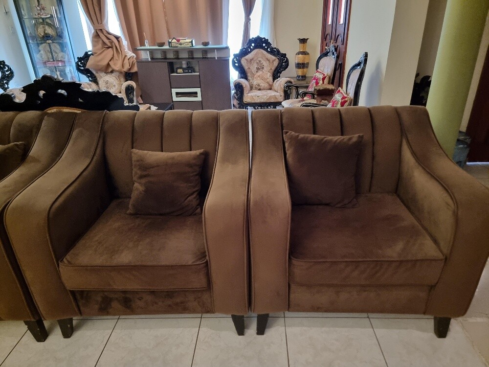 2+2 sofas and chesterfield chairs - 1